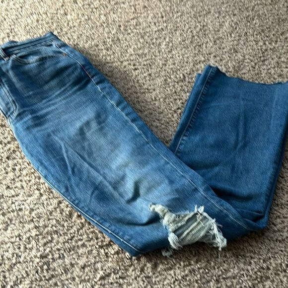 Express wide leg jeans. Size 6L - Picture 1 of 5